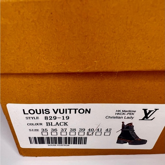 **NEW IN BOX**Louis Vuitton Laureate Platform Boots size 40/US 9.5 Made in Italy - Picture 10 of 10